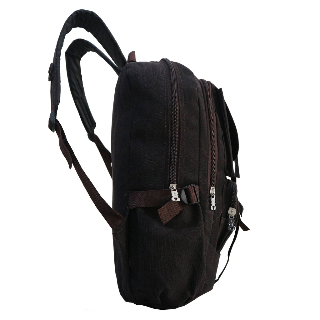OBRAL RAMADAN 60 RIBUAN Tas Ransel Gunung Pria Kanvas Gues Coklat Keren Backpack Cowok Mudik Camping Cowok Bahan Tebal Murah Berkualitas