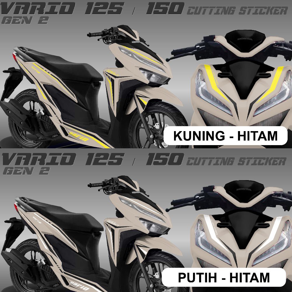 Cutting Sticker Murah Stiker Cutting All New Vario Tipe 1 Ds10