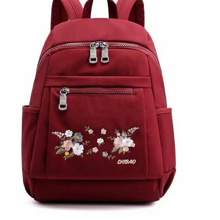 ♂ Original Tas Wanita Import Jinjing & Ransel CHIBAO Bordir Bunga Anti Air SUPER Terbaru ➤