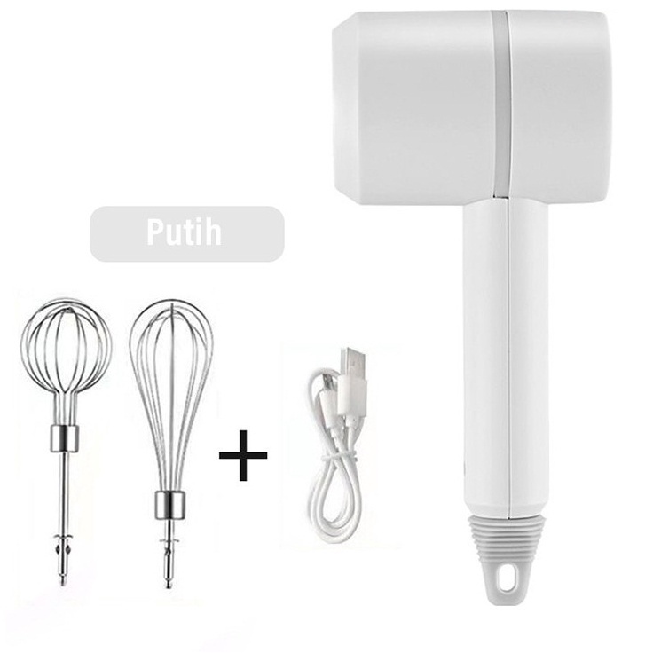 Hand Mixer Wireless  Blender Tangan Pengocok Telur Elektrik