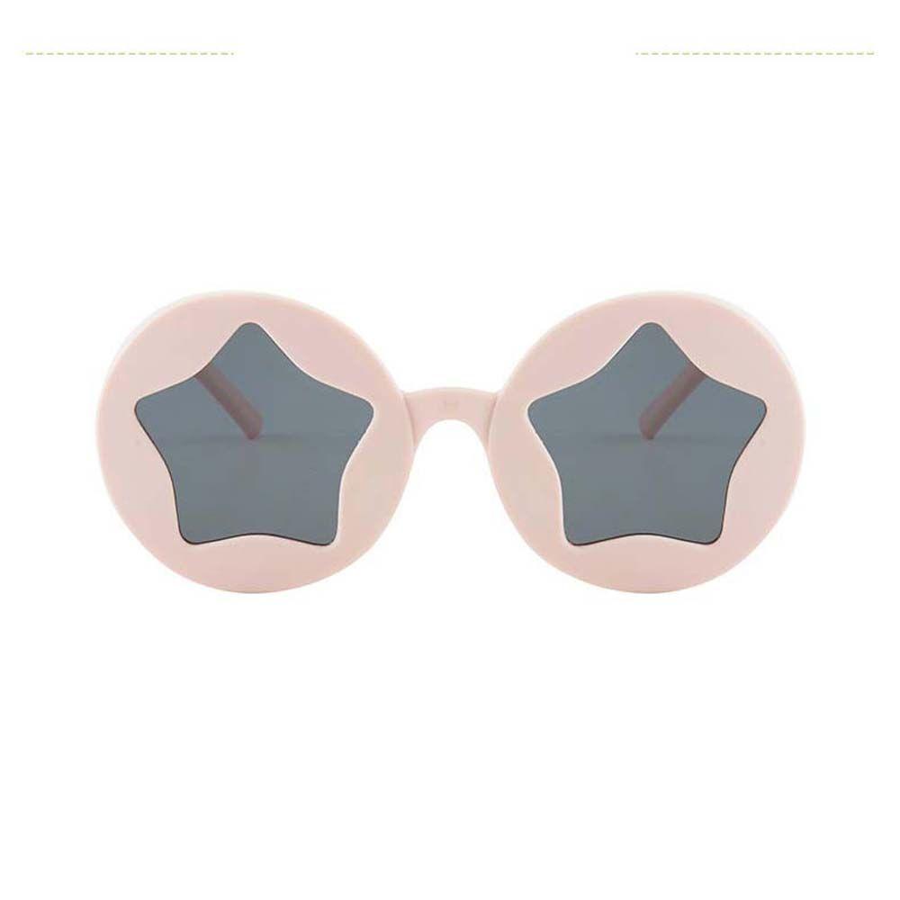 Needway Star Sunglasses Street Shot Outdoor Sun Glasses Cute Pelindung Mata Bingkai Bintang Anak Kacamata Hitam