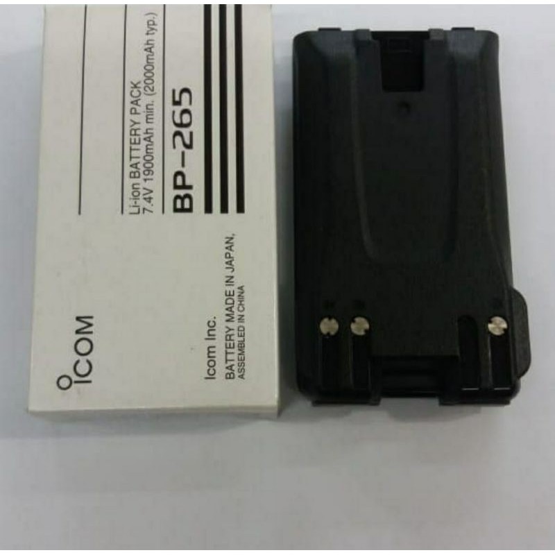 Icom BP-265 Baterai HT IC-V80 Lithium Original Baru bp265 V80 ICV80 IC U80L