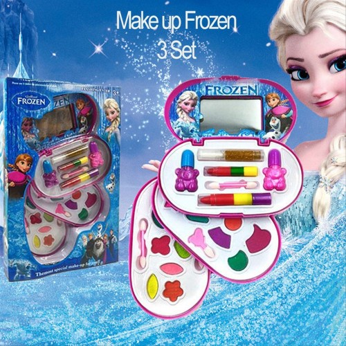 TERBARU! MAINAN MAKE UP ANAK LOL FROZEN 3 TINGKAT