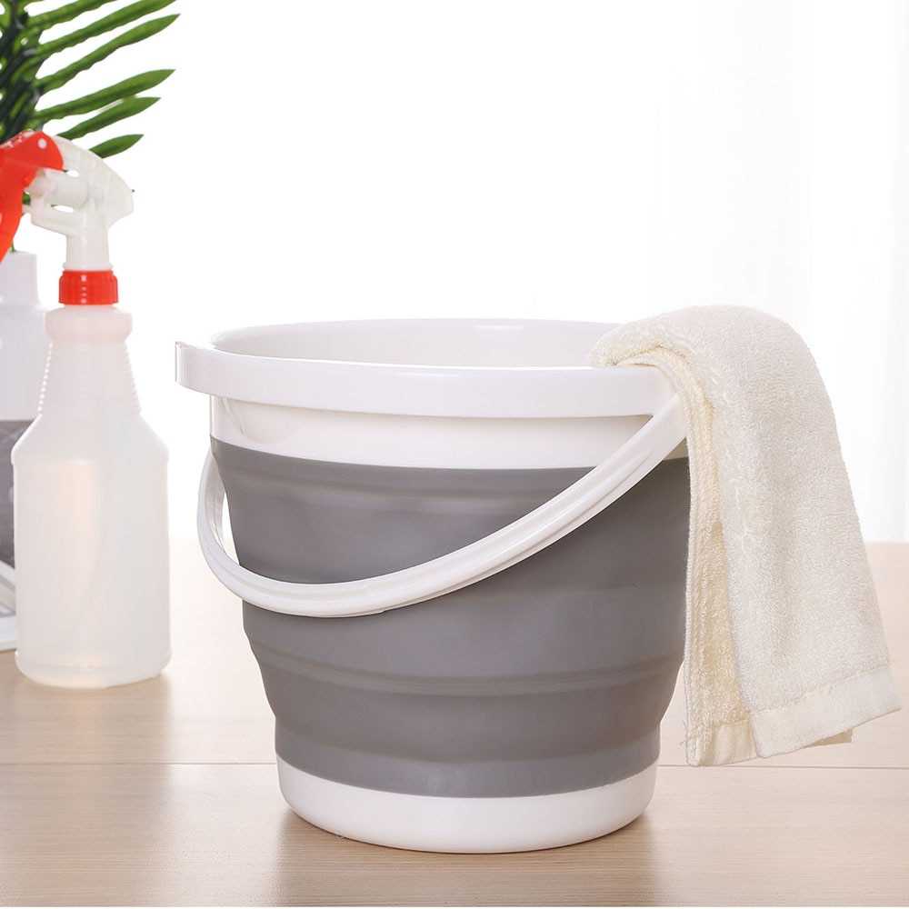 [ORIGINAL] Baskom Ember Air Cucian Lipat Besar Water Bucket Basin 5 Liter Praktis Serbaguna