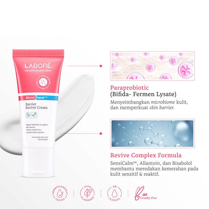 LABORE Sensitive Skin Care Mild Cleanser / Hydration Toner / Barrier Revive Cream /  Physical Sunscreen / Nutrition Gel