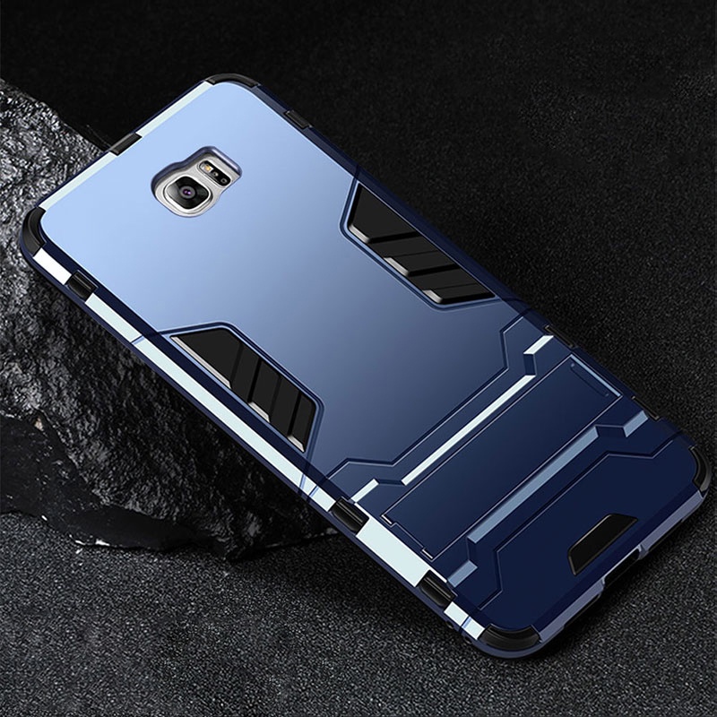 Casing Hard Case Armor Robot Bahan PC + Silikon Slim Anti Knock Untuk Samsung Galaxy C9 Pro / C9