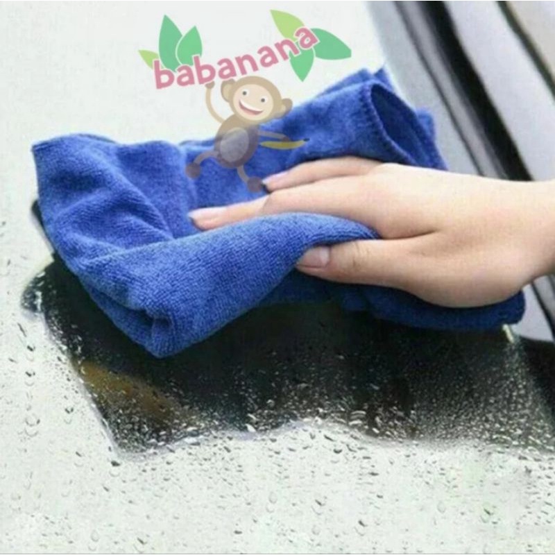 Lap microfiber detailing pengering halus cleaning cloth kain