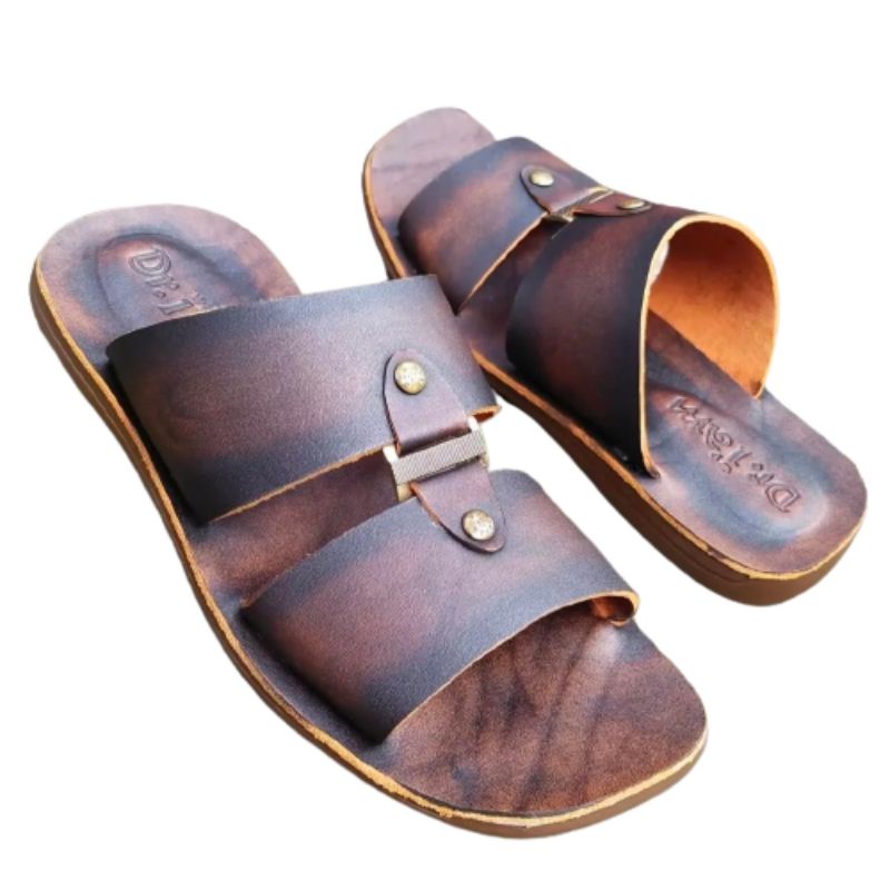 SANDAL PRIA FULL KULIT SAPI ASLI 100% KULIT BERKUALITAS