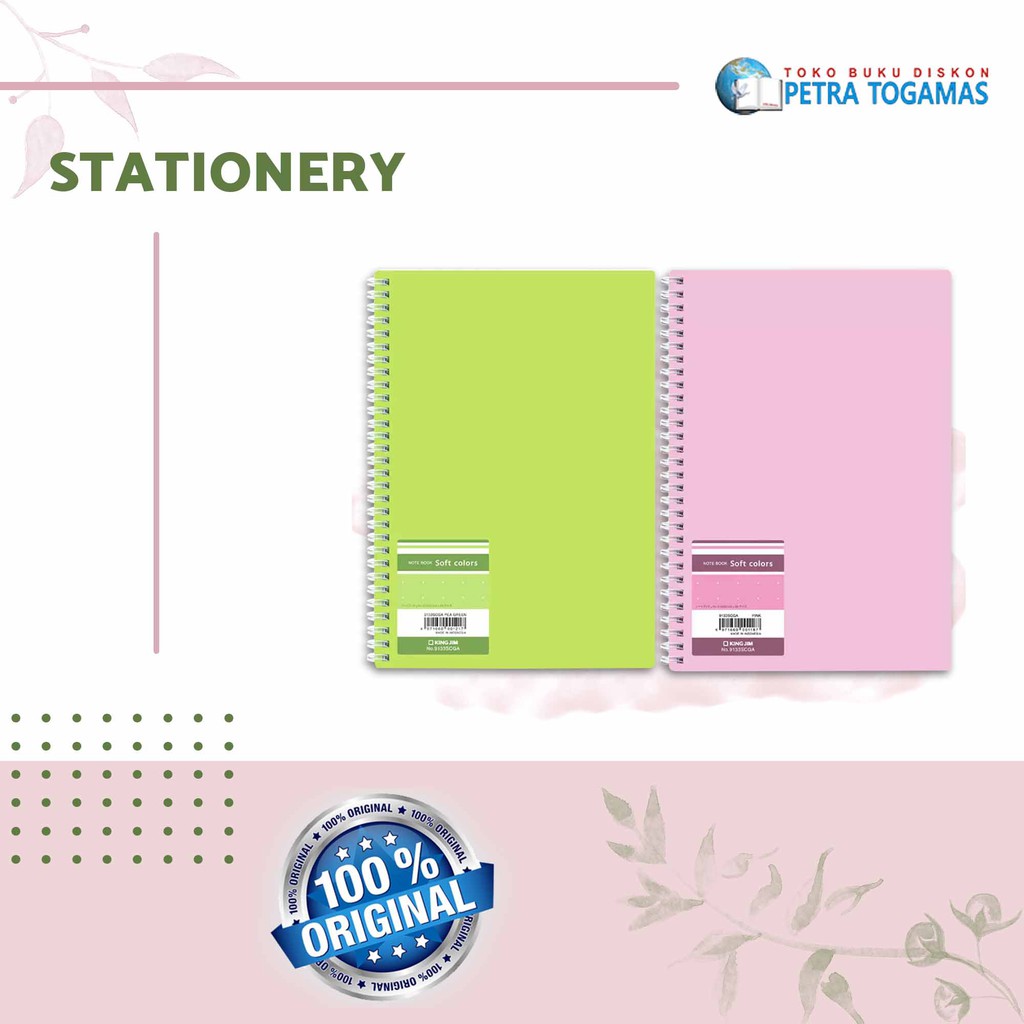 

NOTEBOOK SPIRAL KING JIM // NOTES COVER WARNA WARNI