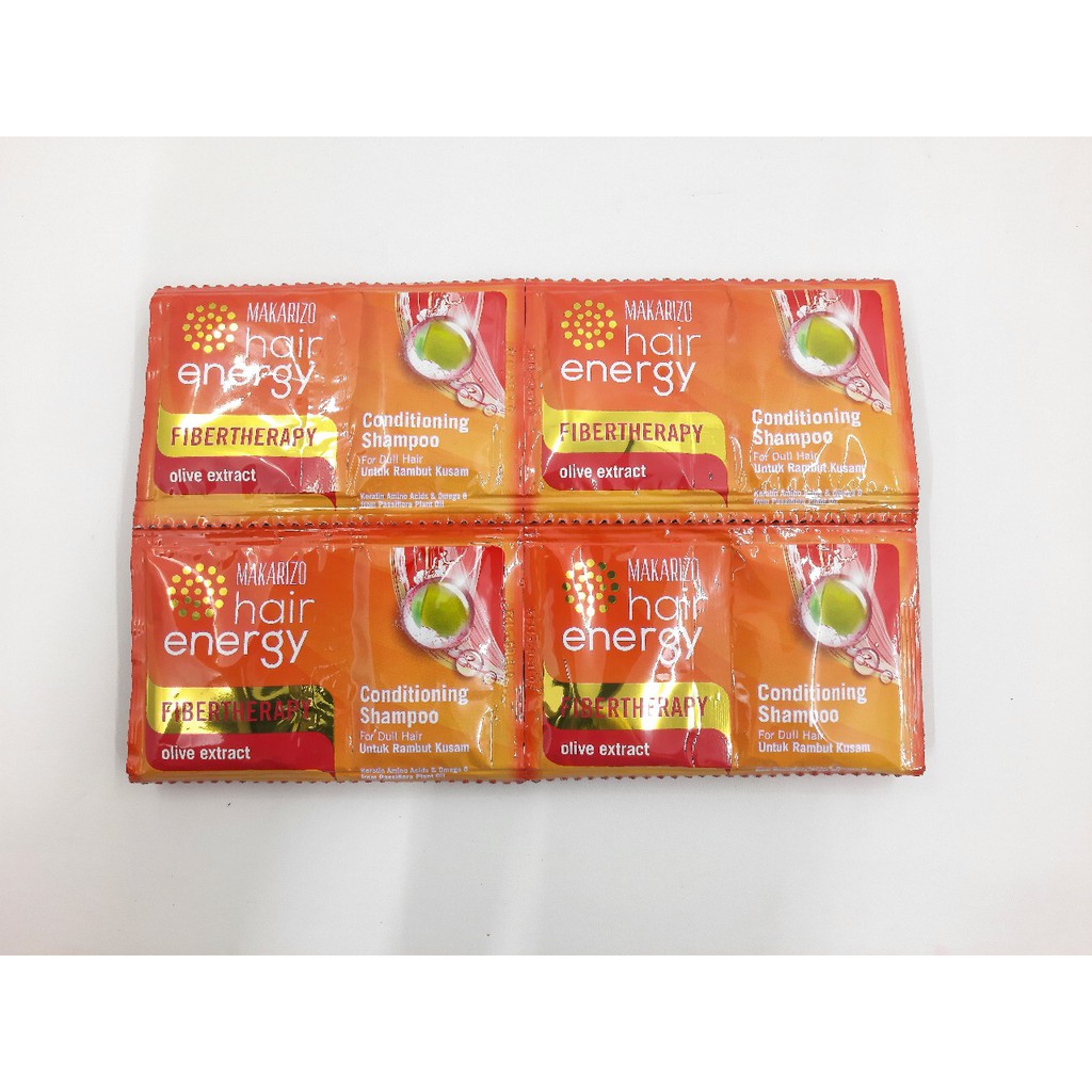 SHAMPO HAIR ENERGY FIBERTHERAPY CONDITIONING 10ML SACHET / SHAMPO PERAWATAN RAMBUT RUSAK