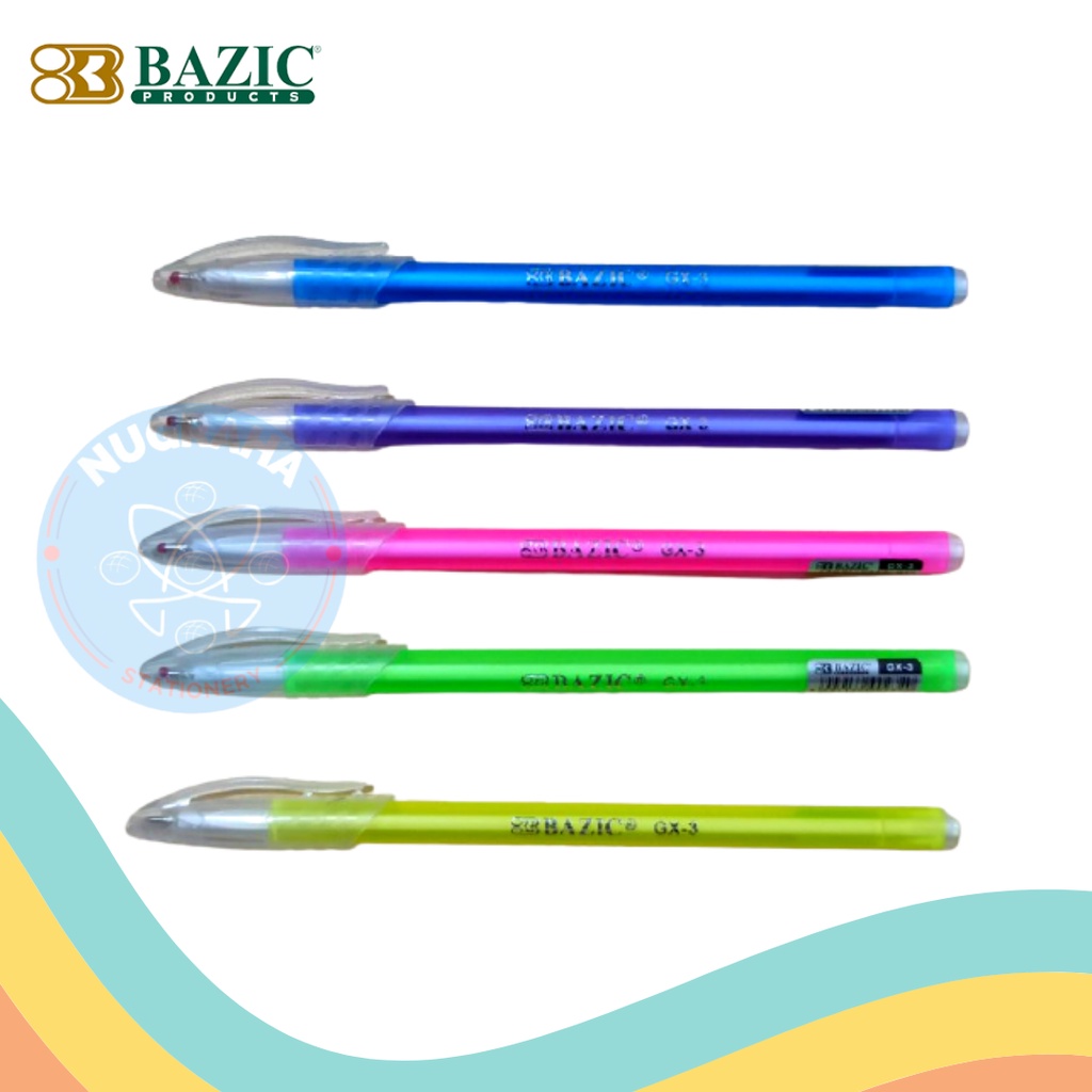 

OBRAL…!!! BALLPOINT BAZIC GX-3 17038 (3 PCS)