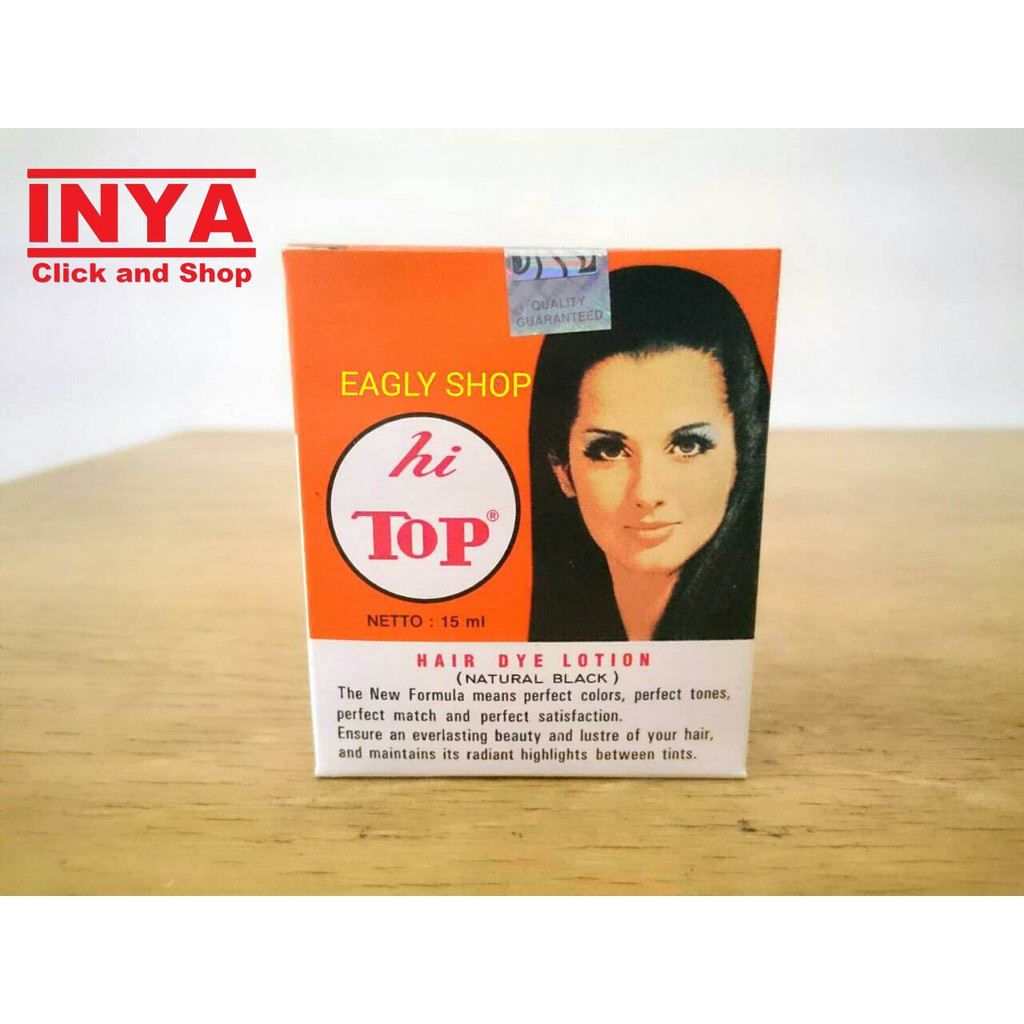 HI TOP BLACK 15ml LIQUID - Semir Rambut Cair