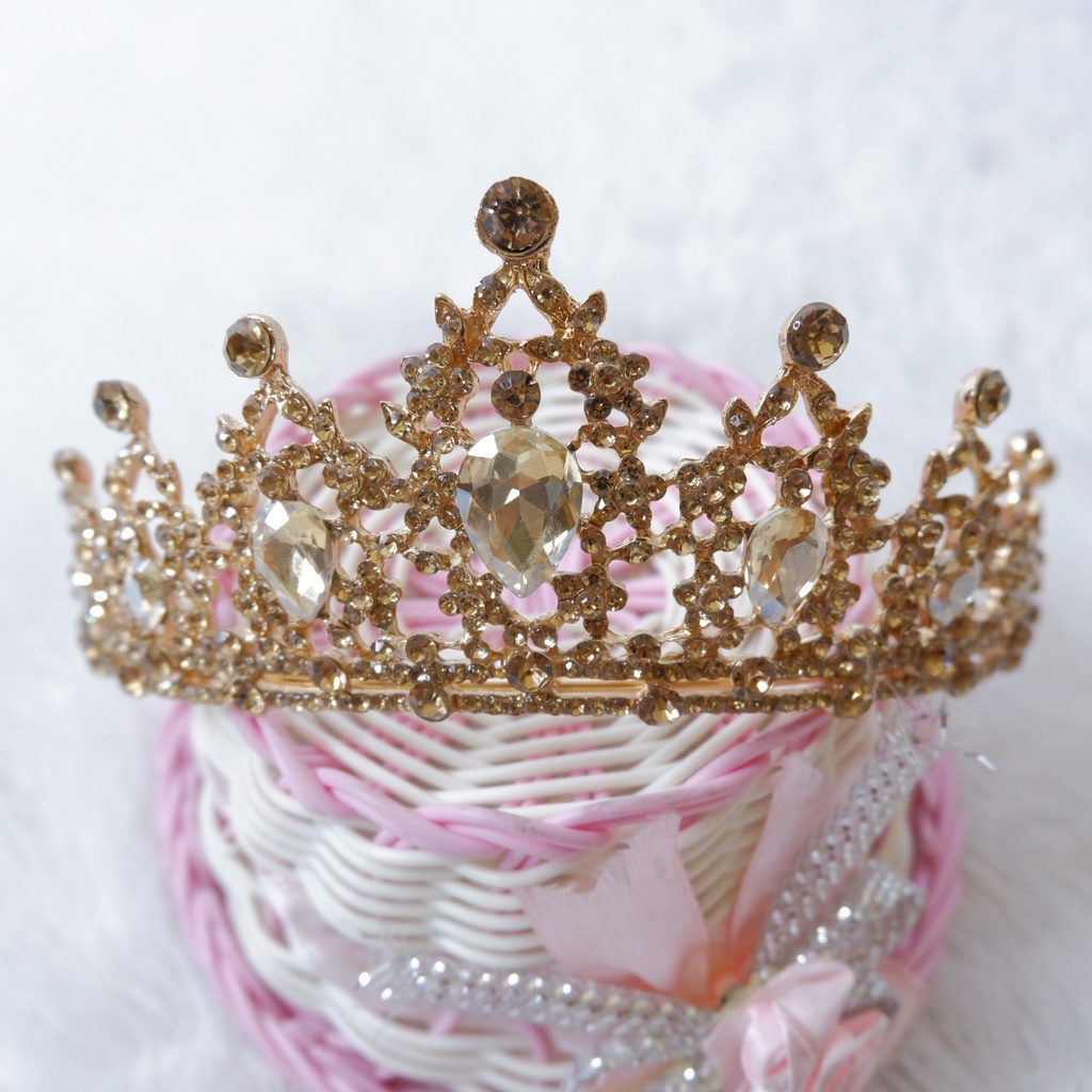 Mahkota/Tiara Bridal RoseGold/Gold