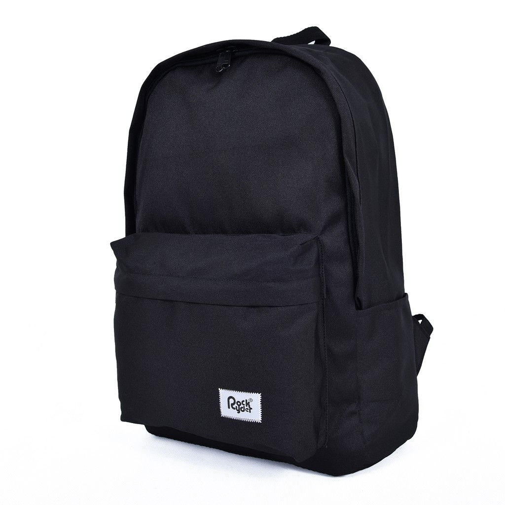 OS 01 tas Rockryder Backpack ransel waterproof   distro bagpack gendong pria wanita sekolah-BLACK