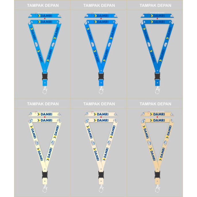 

Tali id card lanyard name tag tissue 2,5cm