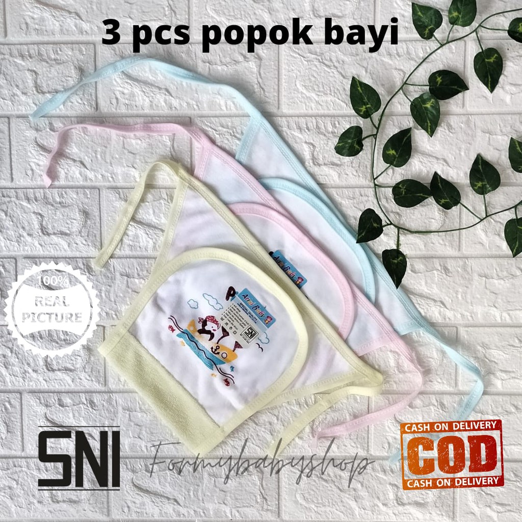 3 PCS Popok Bayi baru lahir Popok Kain Sambung Handuk popok bayi murah SNI gabe.id formybabyshop