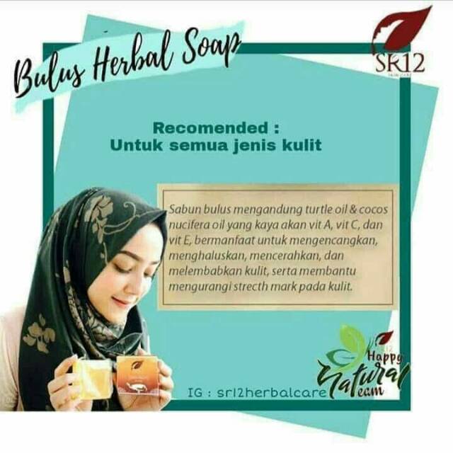 Sabun Herbal Bulus/ Bulus Herbal Soap