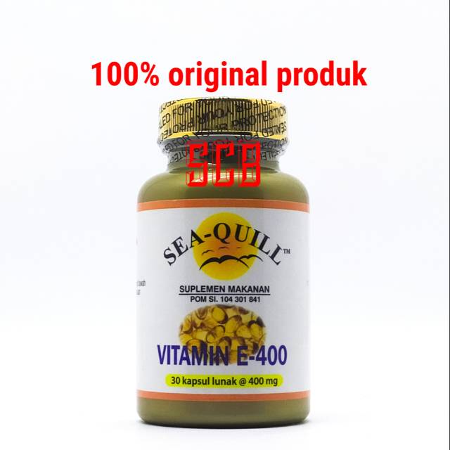 Sea Quill Vitamin E 400 - Isi 30 Kapsul