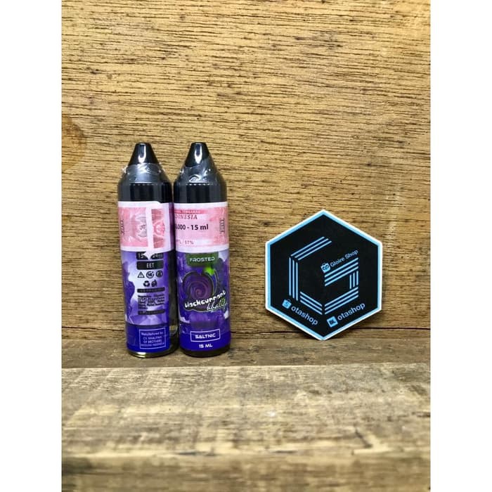 Salt Nic - Khalifa Frosted Blackcurrant 15ml 24mg liquid vape pod cukai pods premium lokal