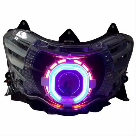 Paket Projector Led plus reflektor lampu depan motor Mio soul GT 125 - Led projie soul GT 125 - MF