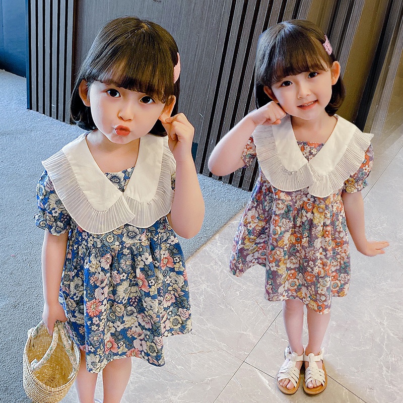 1 - 5 Tahun | Dress Suji - Gaun Anak Perempuan Baby Korea Style Blouse Casual Gaya korean Kiosbalitaaprillia