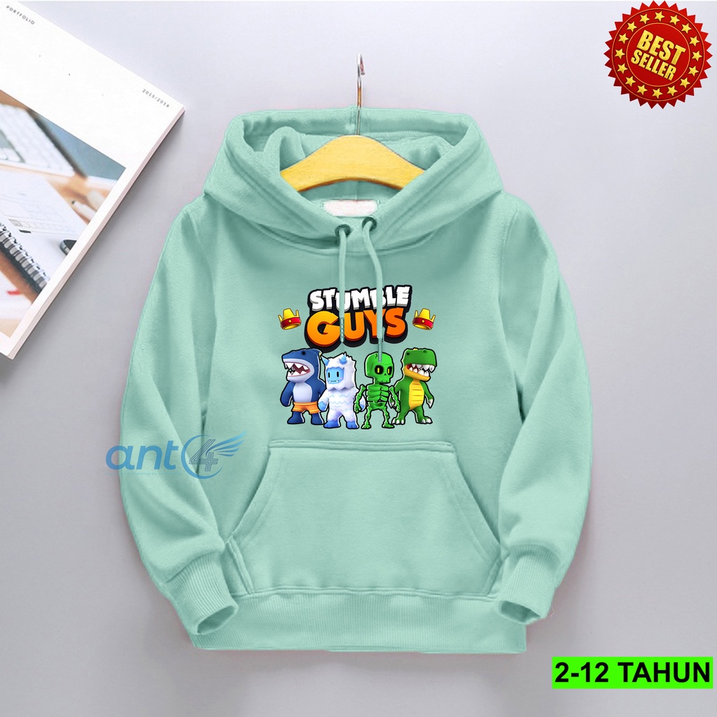 Hoodie Anak Laki Laki Perempuan / Hodie Game Stumble Guys Anak Usia 2 sampai 12 Tahun / Switer STUMBLE GUYS Cewek Cowok