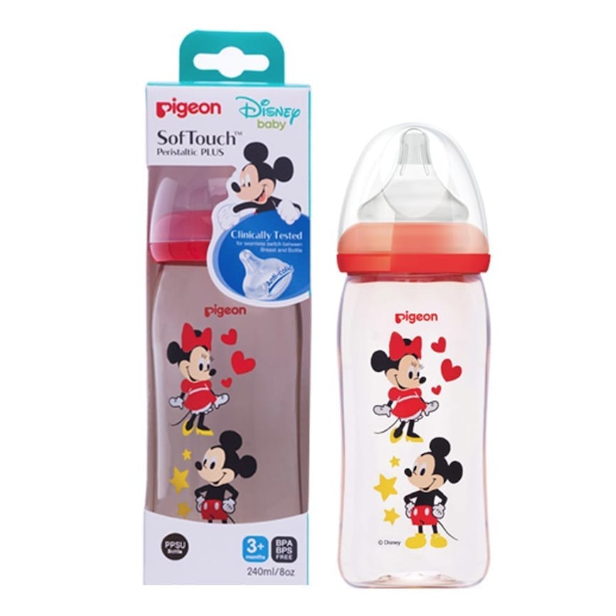 PIGEON Botol Susu PPSU Disney (Terdapat varian motif dan ukuran)