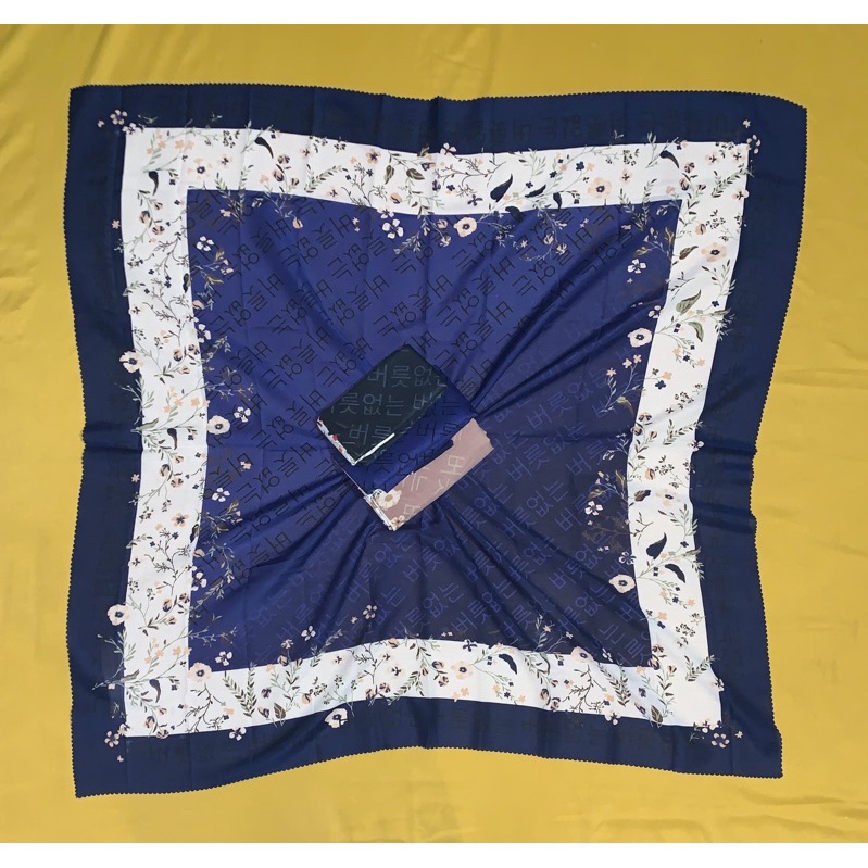 (COD) TERLARIS !!! HIJAB KORAN ARAB / KRUDUNG VOAL MOTIF ARAB / HIJAB VIRAL / HIJAB SEGI EMPAT-Korea navi