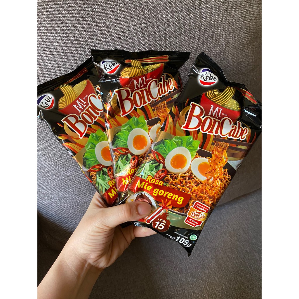 

READY TERMURAH! MI BON CABE KOBE LEVEL15 rasa MIE GORENG