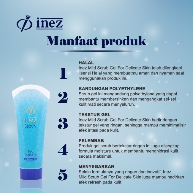 INEZ MILD SCRUB GEL 75G