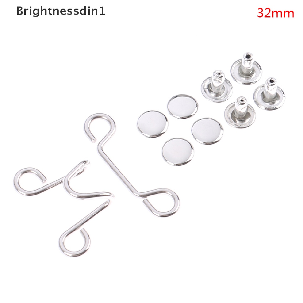 (Brightnessdin1) Kancing Snap 27 / 32MM Adjustable Tanpa Paku Reusable  Butikan Butik