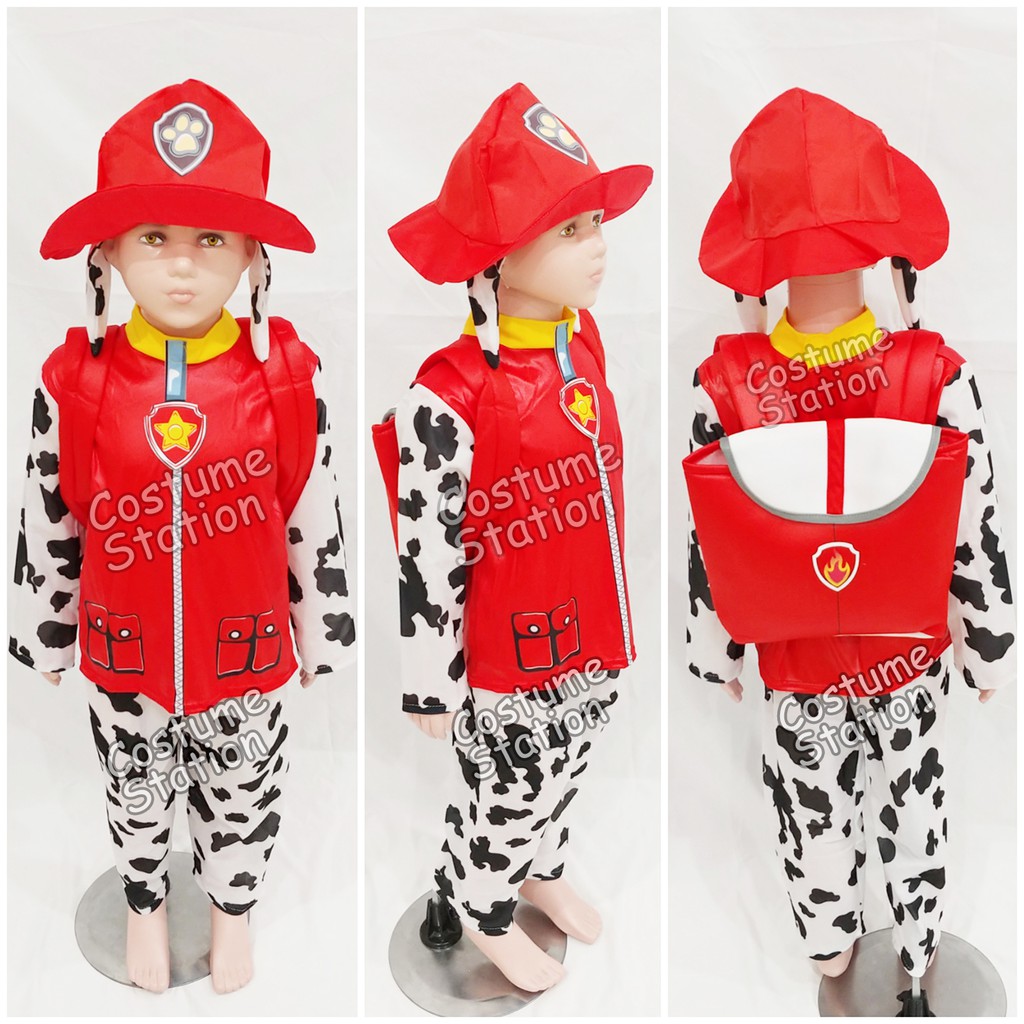 Kostum Marshall Paw Patrol / Costume Binatang Anjing anak laki