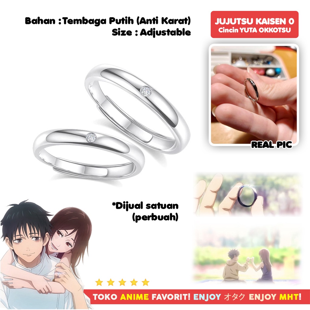 Cincin Yuta Okkotsu Rika Orimoto Anime Jujutsu Kaisen Cosplay