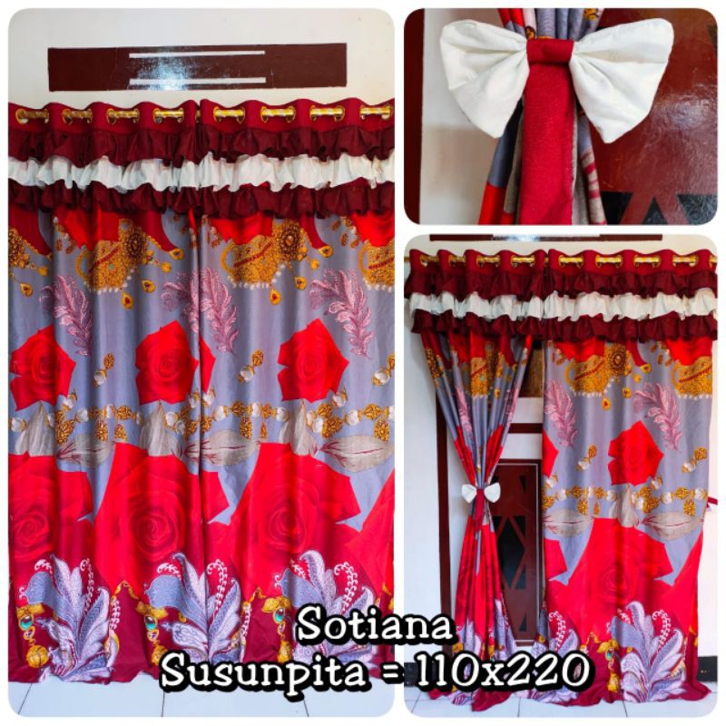

Susun pita Bunga