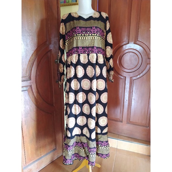 Gamis Prada India Ronce Gajah Putih