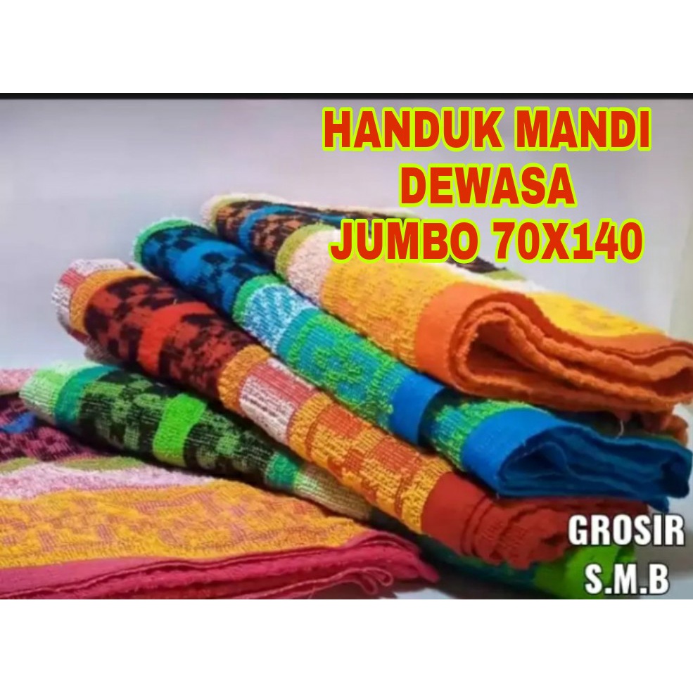 HANDUK MANDI DEWASA JUMBO 70X140