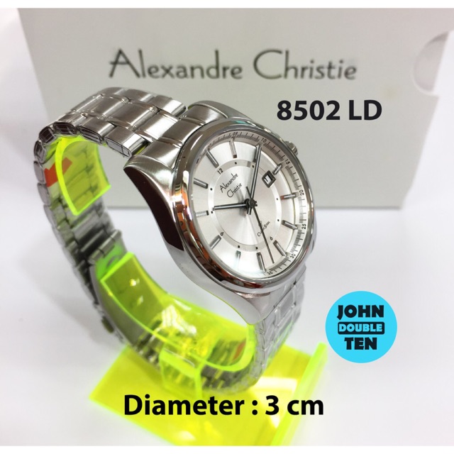 JAM TANGAN WANITA ALEXANDRE CHRISTIE 8502 SILVER