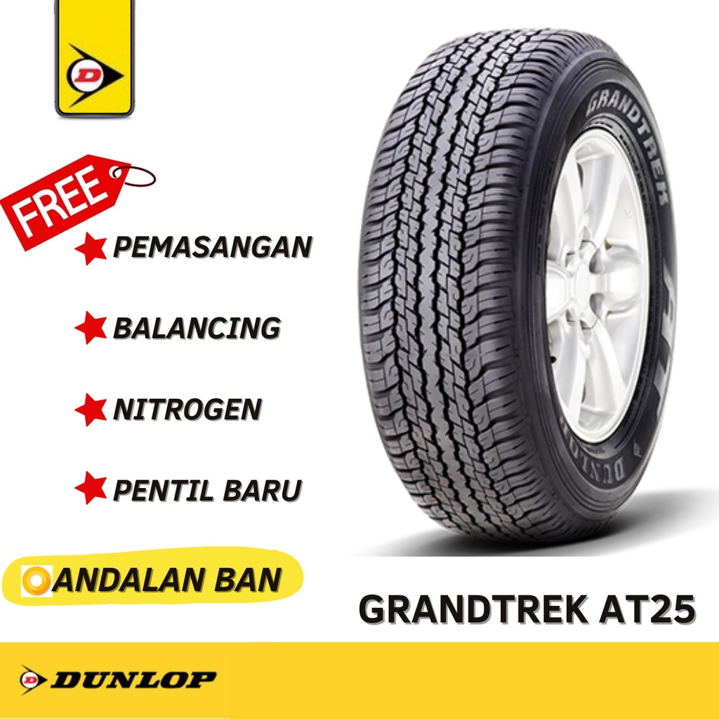 KUPON BAN DUNLOP 265/60 R18 AT25 (PT) ALL NEW FORTUNER