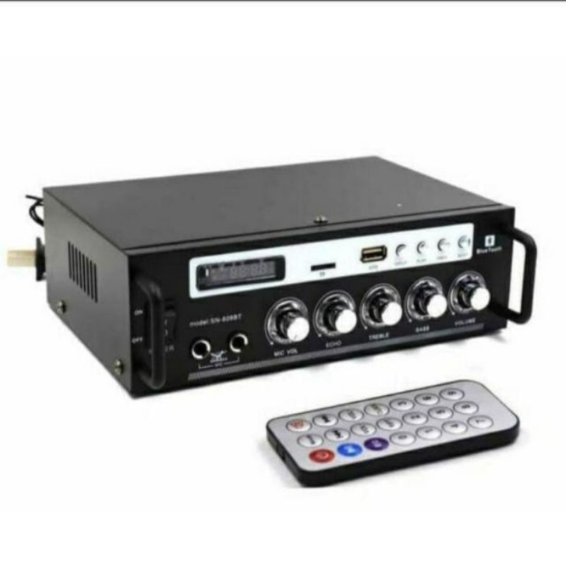 Amplifier FLECO SN-808BT ( Bluetooth) Stereo Karaoke + Mp3 player + FM Radio