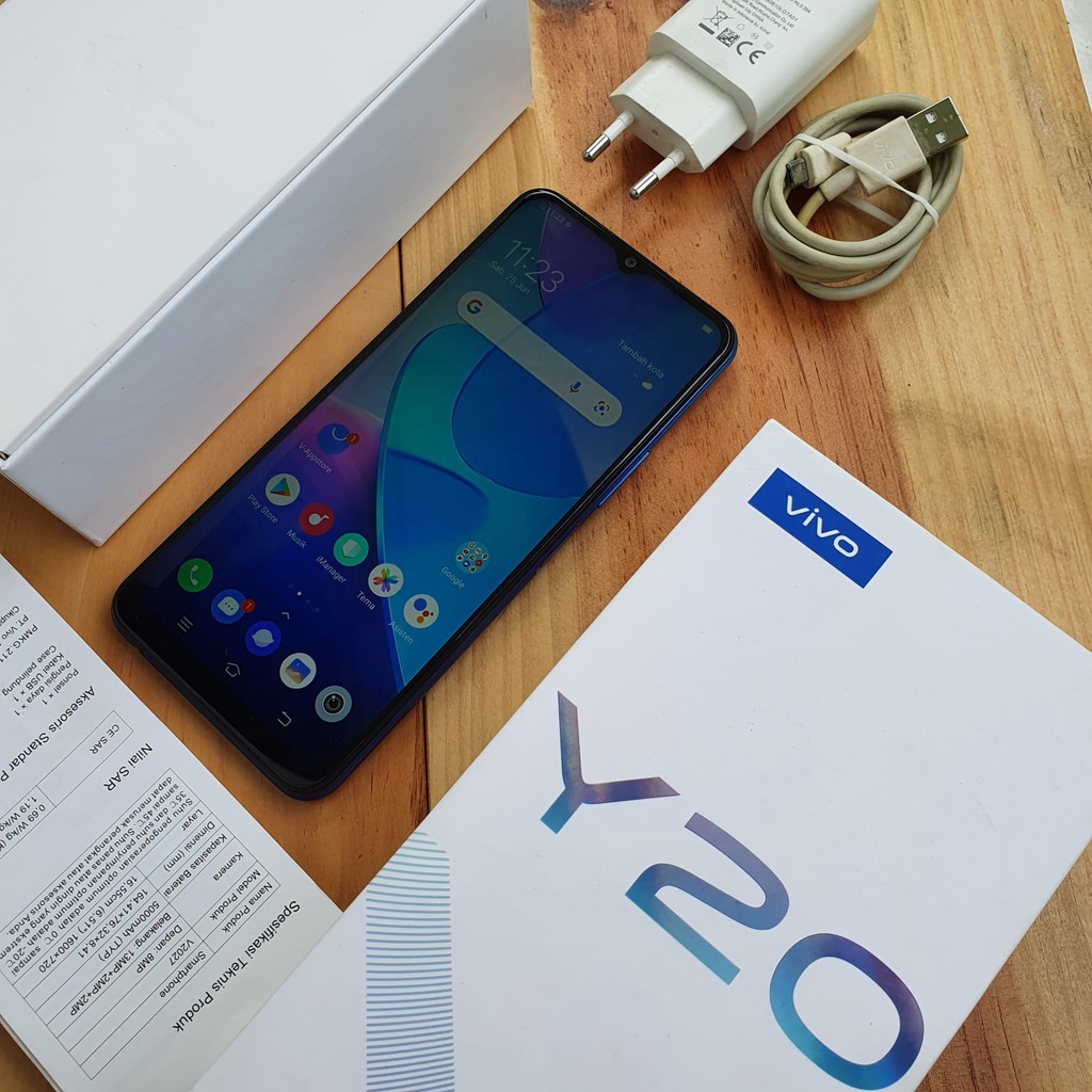 VIVO Y20 SECOND 3/64GB & 4/64GB HANDPHONE SECOND HP SEKEN HP BEKAS HP MURAH