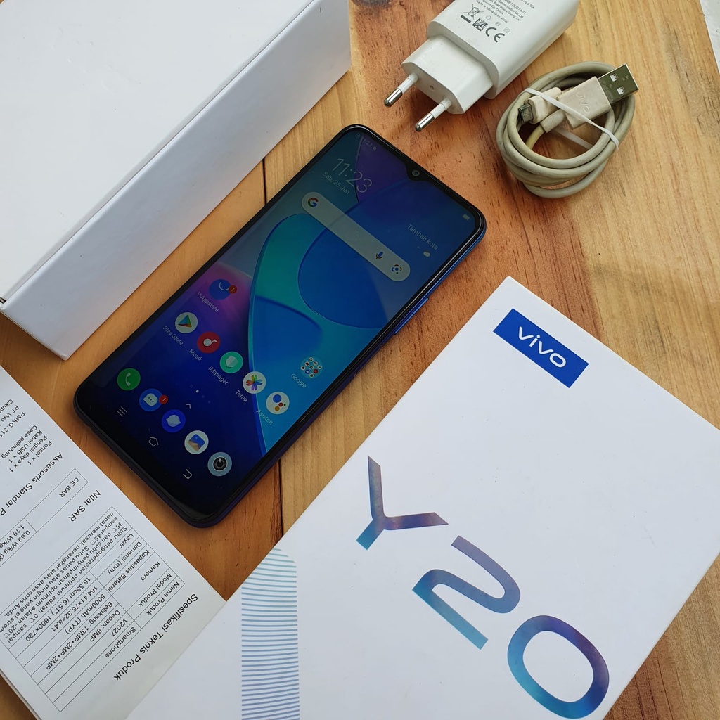 VIVO Y20 SECOND 3/64GB &amp; 4/64GB HANDPHONE SECOND HP SEKEN HP BEKAS HP MURAH