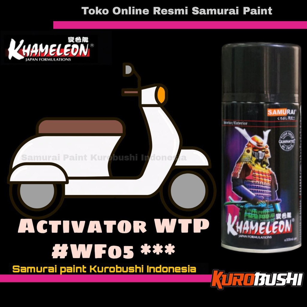 Samurai Paint ACTIVATOR WATER FILM WF05 400ml Activator Semprot Samurai High Quality