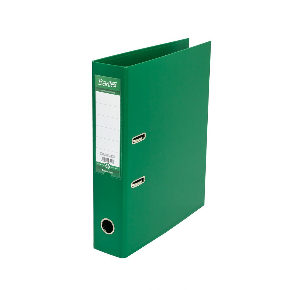 

Bantex Lever Arch File Ordner Plastic Folio 7cm Grass Green 1465 15 PKM Bandung