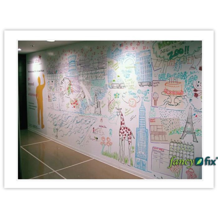 

Nov | Papan Tulis Whiteboard Tempel / Kertas Gambar Tempel Grafitti Wall