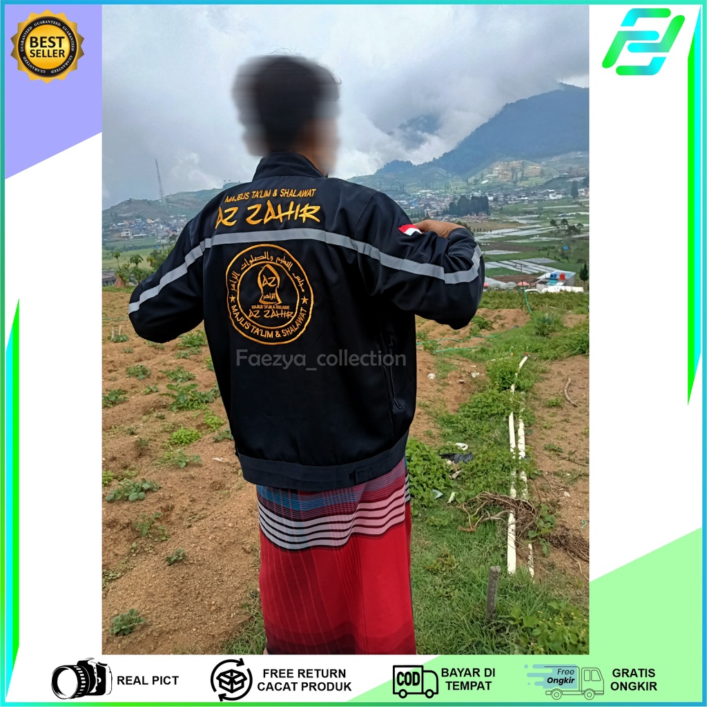 JAKET AZ-ZAHIR, Jaket Majelis bahan Halus dan Adem Terlarissss...