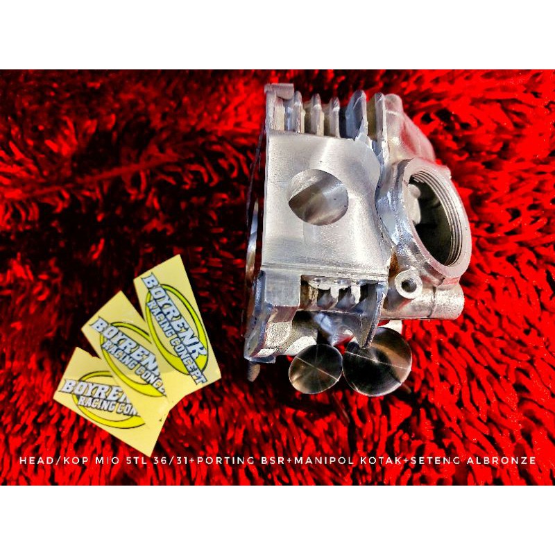 HEAD/KOP MIO SPORTY|MIO KADBU KODE 5LW/5TL - KLEP 26/23 - 27/23 - 28/24 - 30/25 - BOYRENK RACING CONCEPT
