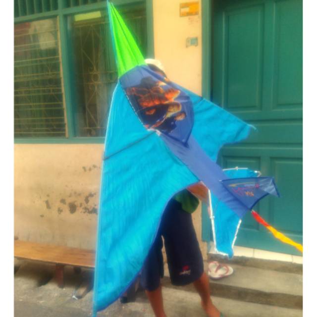 Layangan Hias Pesawat Terbang 4D Sukhoi