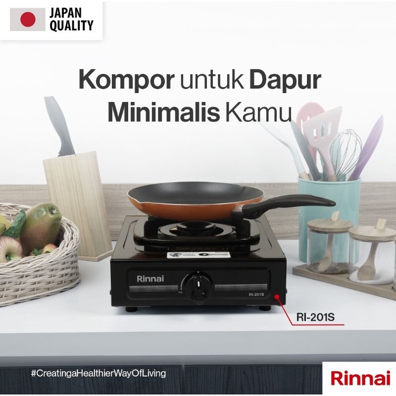 RINNAI Kompor Gas 1 tungku RI-201S 100%original