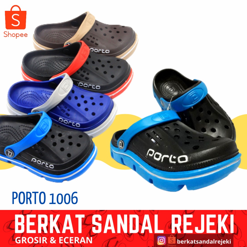 Sepatu Sandal Pria Karet PORTO 1006