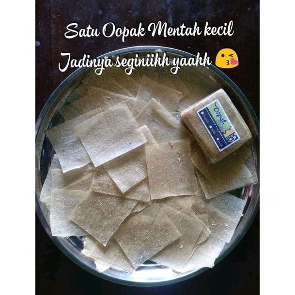 OPAK SINGKONG MENTAH GURIH RENYAH SUPER TIPIS 250gr